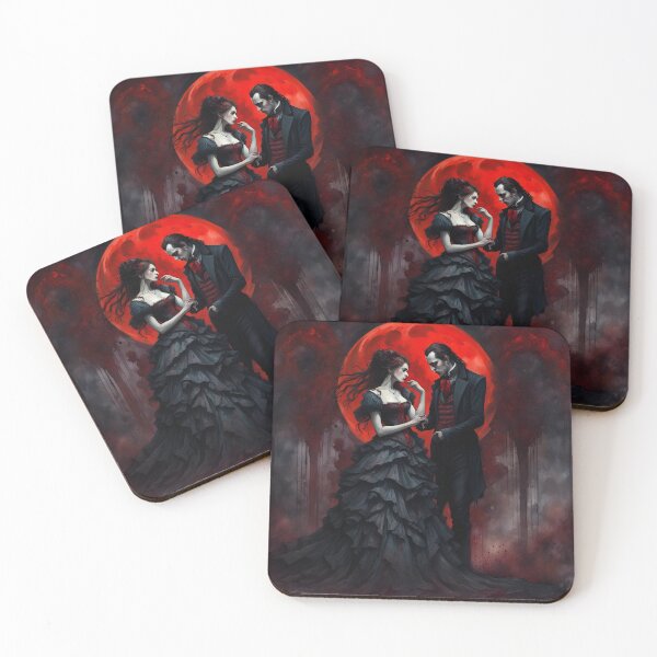 Item preview, Vampire  couple, gothic love designed and sold by GothicRubette.