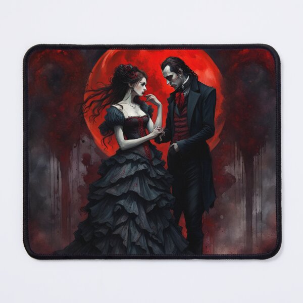 Item preview, Vampire  couple, gothic love designed and sold by GothicRubette.