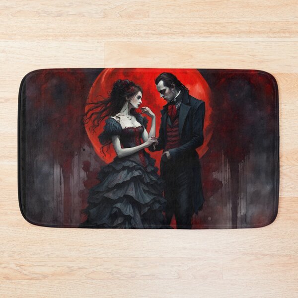 Item preview, Vampire  couple, gothic love designed and sold by GothicRubette.