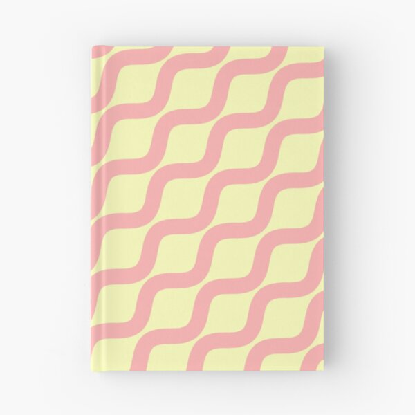 Item preview, Yellow Pink Series of Lines Curves Playful Retro Mid-Century Simplicity Pattern designed and sold by PenguinForests.