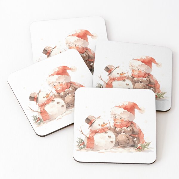 Item preview, Little Snowman and Little Girl designed and sold by sstudioarts.