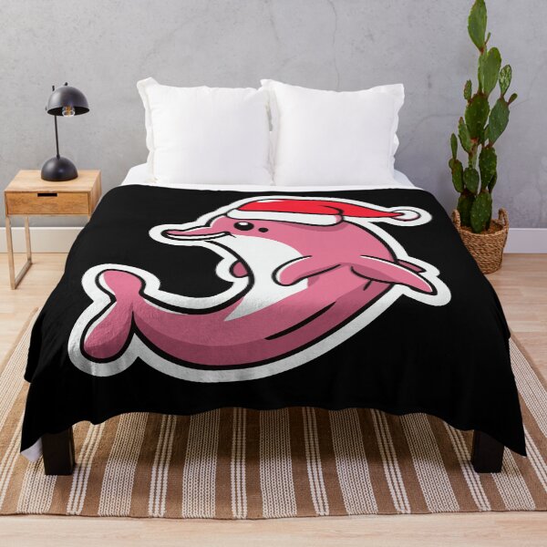 Item preview, river pink dolphin christmas designed and sold by The  Knick Knack Nook.