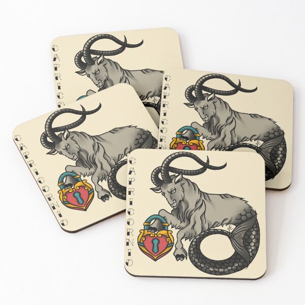 Item preview, Capricorn zodiac sign tattoo designed and sold by Valentina Rojas Márquez.