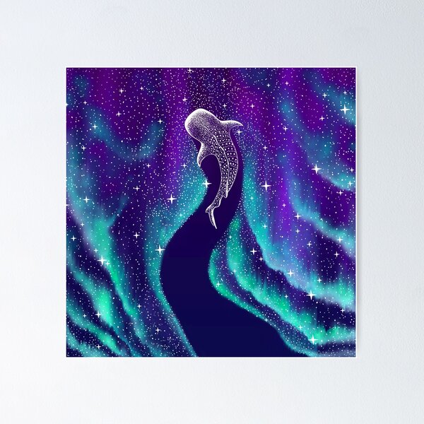 Item preview, Star eater in northern lights designed and sold by AlirizaCAKIR.