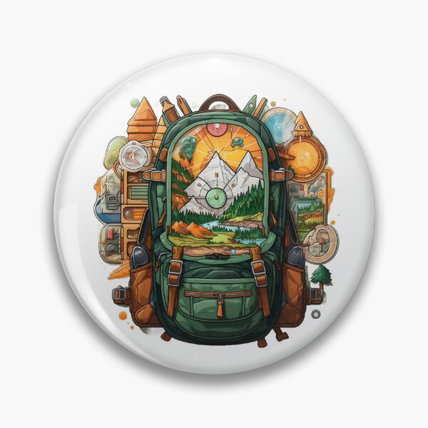 Item preview, Backpack designed and sold by Wilderness Algorithm.