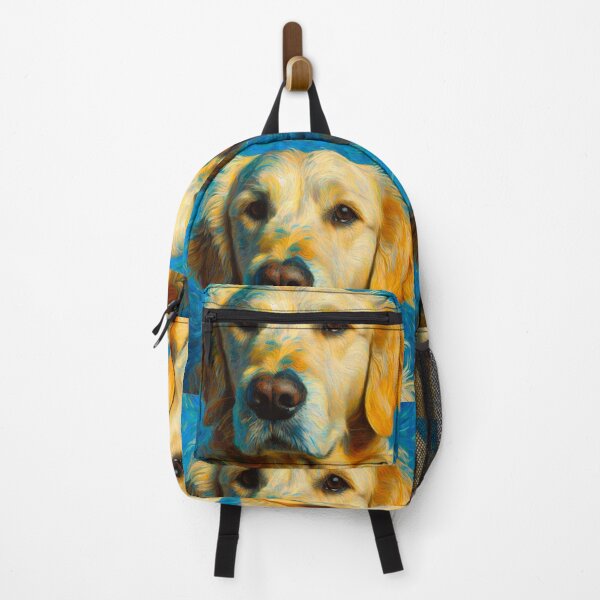 Item preview, Kind Eyes - Golden Retriever in Van Gogh Style, Labrador Retriever Doggo designed and sold by Star-Fragment.