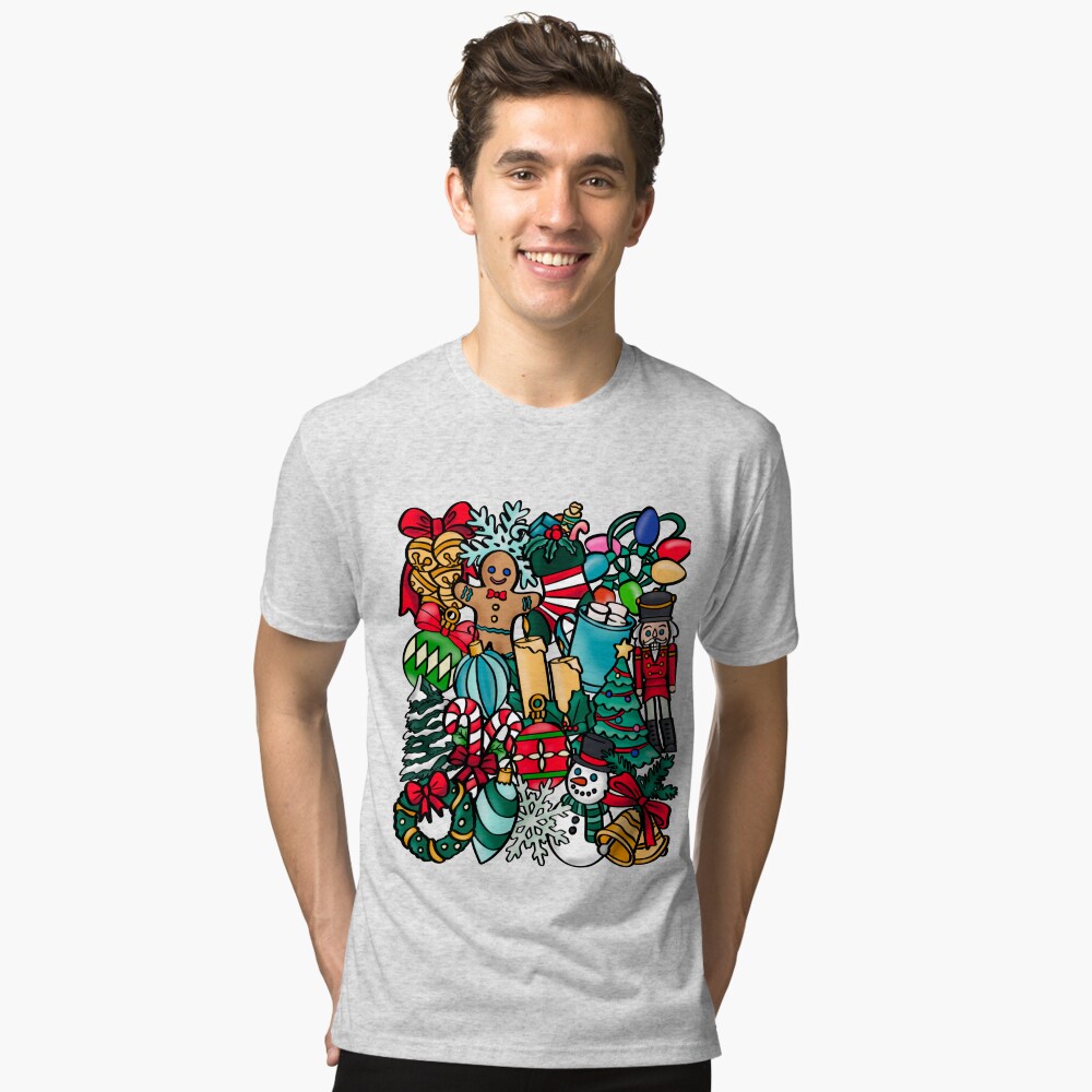 Item preview, Tri-blend T-Shirt designed and sold by chuchucolouring.
