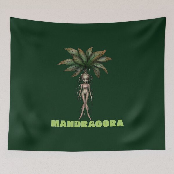 Item preview, mandragora fantasy plant design designed and sold by La Loca.