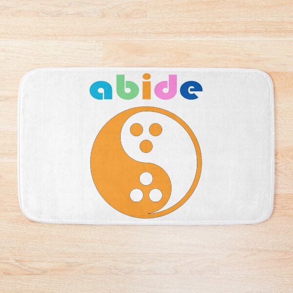 Item preview, Abide - Dudeism - orange designed and sold by SkyBobArt.