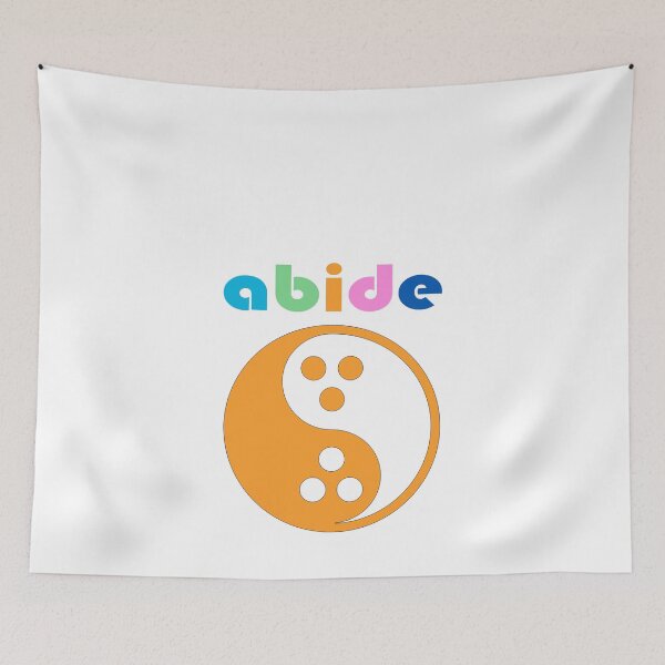Item preview, Abide - Dudeism - orange designed and sold by SkyBobArt.