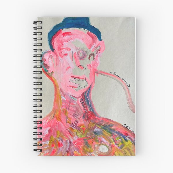 Item preview, ...un homme au chapeau bleu... (a man in a blue hat) designed and sold by mattkayeworld.