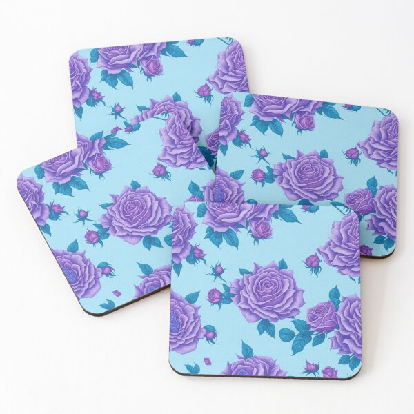 Item preview, Purple Roses Pattern designed and sold by TondoMeander.