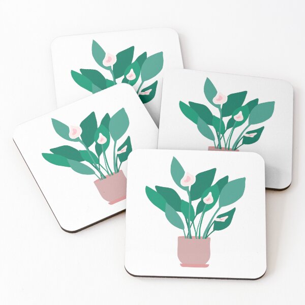 Item preview, Minimalist Peace Lily house plant designed and sold by PG Illustration.