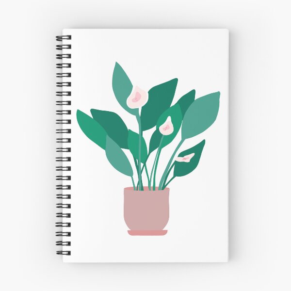 Item preview, Minimalist Peace Lily house plant designed and sold by PG Illustration.
