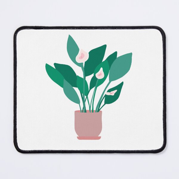 Item preview, Minimalist Peace Lily house plant designed and sold by PG Illustration.