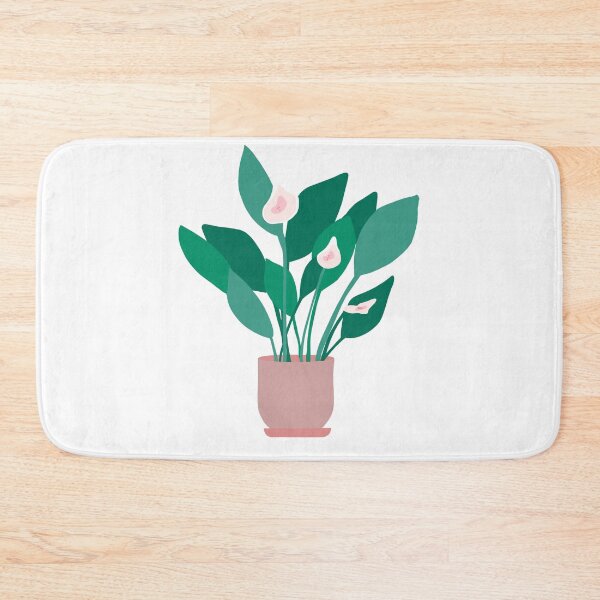 Item preview, Minimalist Peace Lily house plant designed and sold by PG Illustration.