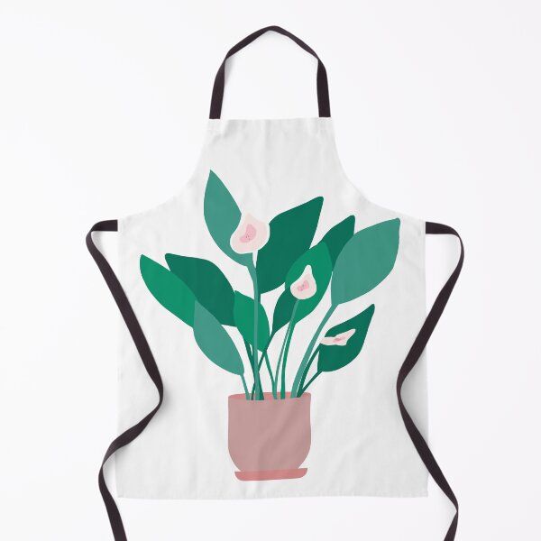 Item preview, Minimalist Peace Lily house plant designed and sold by PG Illustration.