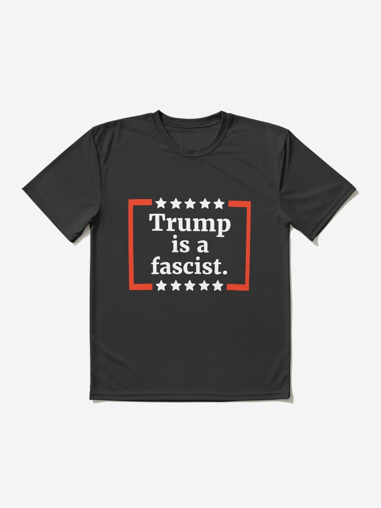 Imagen 2 de 7, Camiseta deportiva con la obra Trump es un fascista, diseñada y vendida por RACHELDF.