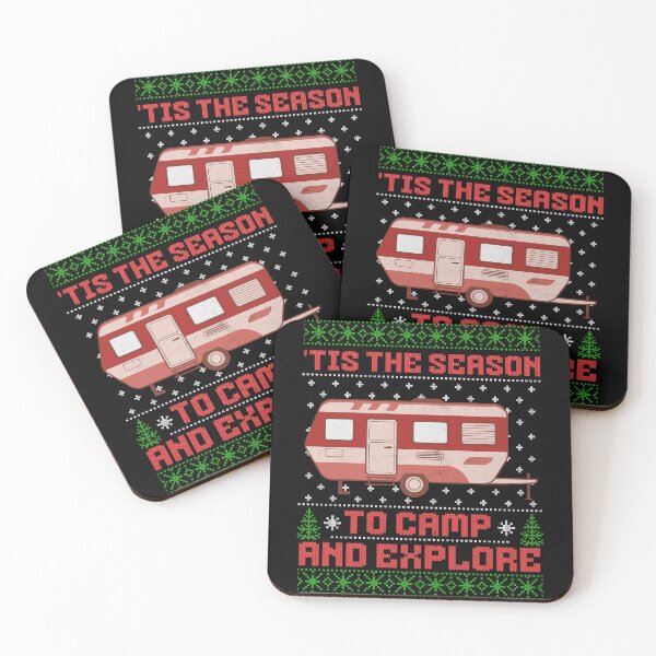 Item preview, Christmas Camping Ugly Sweater Tis The Season To Camp and Explore designed and sold by Got2BSnazzy.