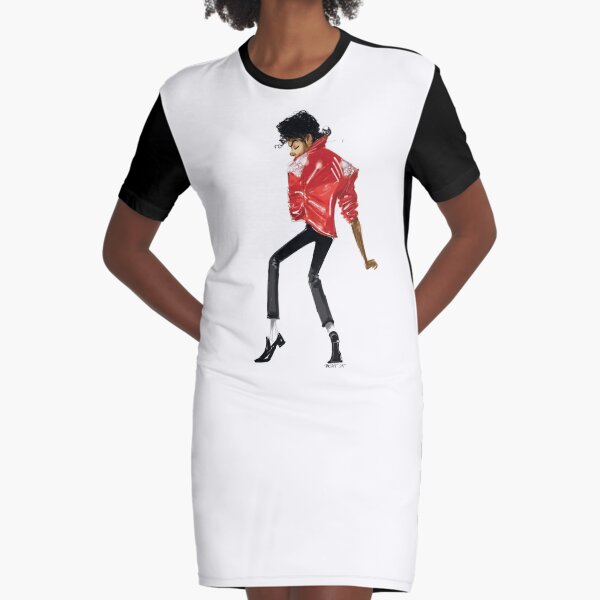 MJ Motown 25 Graphic T Shirt Dress for Sale by QuincyRay Redbubble