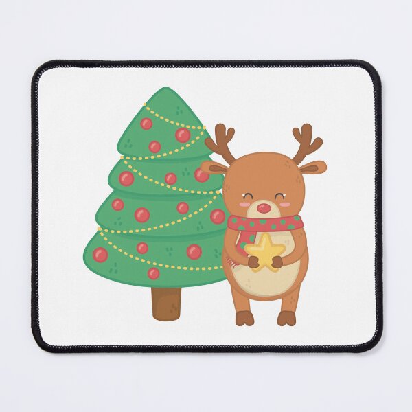 Item preview, Kawaii Reindeer and Tree designed and sold by Mary Ladd.