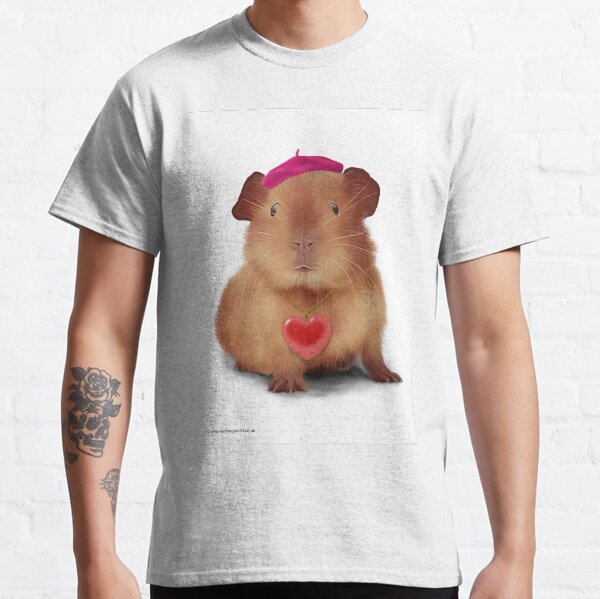 GeePee in a beret with a heart pendant. Classic T-Shirt