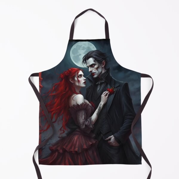 Item preview, Vampire couple, gothic love designed and sold by GothicRubette.