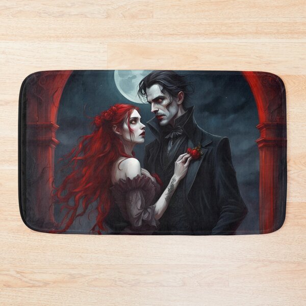 Item preview, Vampire  couple, gothic love designed and sold by GothicRubette.