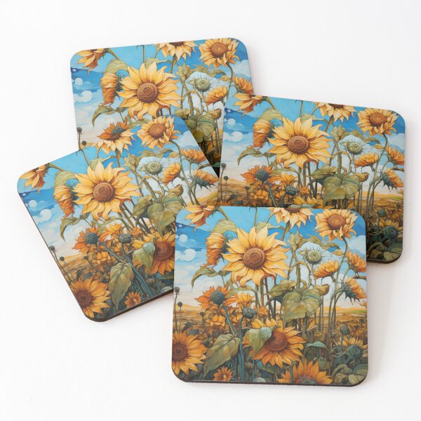 Item preview, Field of Sunflowers  designed and sold by NeuroBrush.