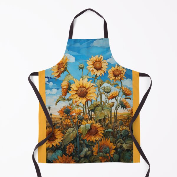 Item preview, Field of Sunflowers designed and sold by NeuroBrush.
