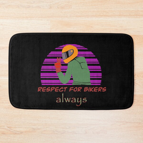 Item preview, respect for bikers always designed and sold by MoroccanCreator.