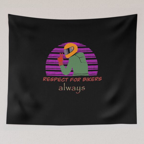Item preview, respect for bikers always designed and sold by MoroccanCreator.