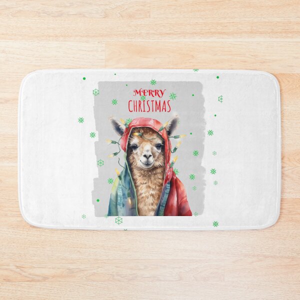 Item preview, Cute Lama in Christmas Tree Lights Funny Christmas Xmas Animals designed and sold by OliveAndSnow.