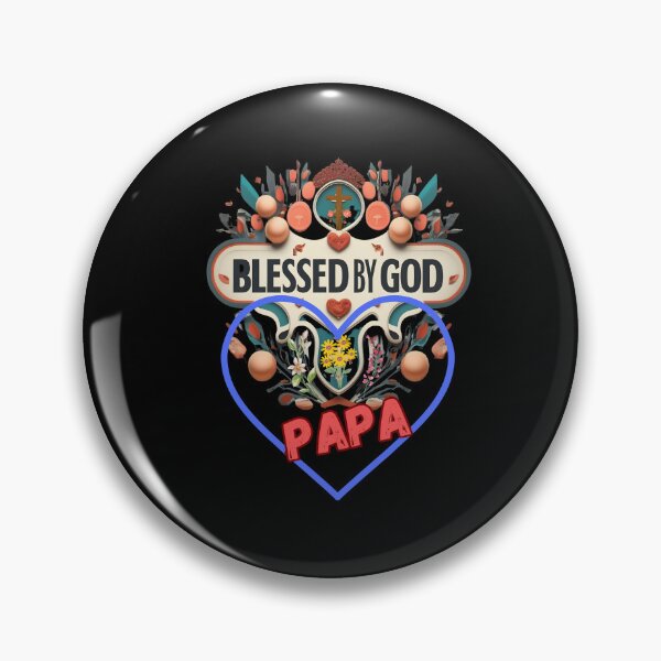 Item preview, BLESSED BY GOD PAPA designed and sold by carlos crane.