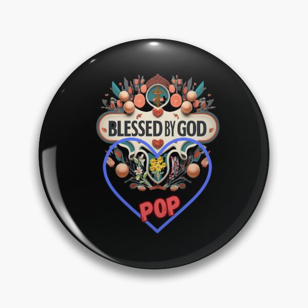 Item preview, BLESSED BY GOD POP designed and sold by carlos crane.