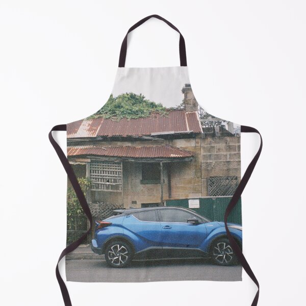 Item preview, Timeless Sydney Charm: Modern Blue Car and Historic Sandstone House designed and sold by HFGjewels.