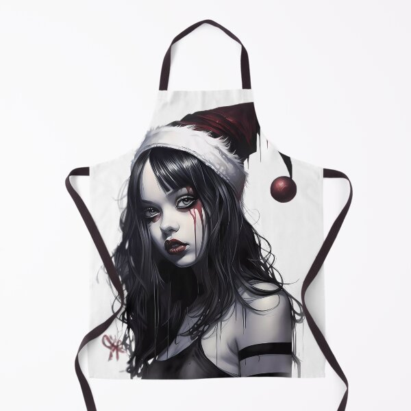 Item preview, Young Gothic Style Girl at Christmas designed and sold by Nosy is Everything.