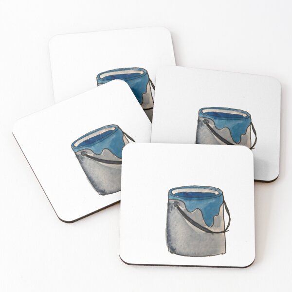Item preview, Blue paint can designed and sold by Rebecca Seeman.