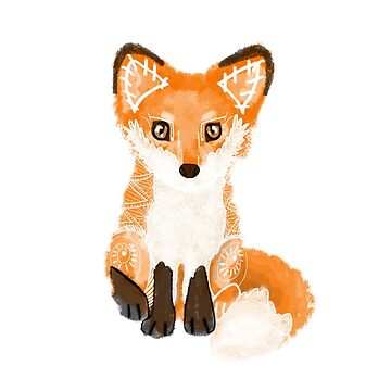 Artwork thumbnail, Foxy Spirit Animal by tinaschofield