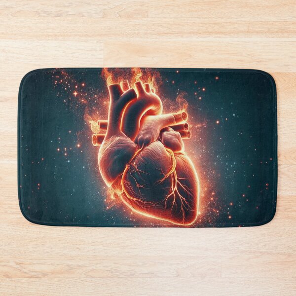 Item preview, Fiery Anatomical Heart designed and sold by Solarskymedia.