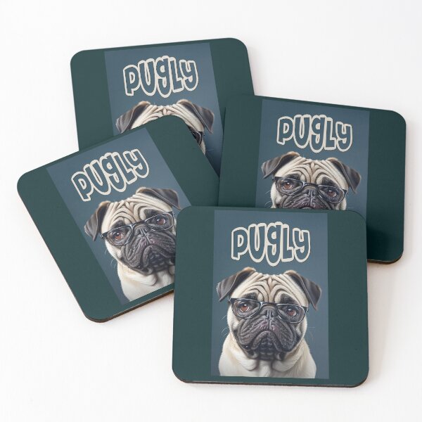 Item preview, Pug Dog the Family Fat Pet Pugly the Ugly designed and sold by HeavyHits.