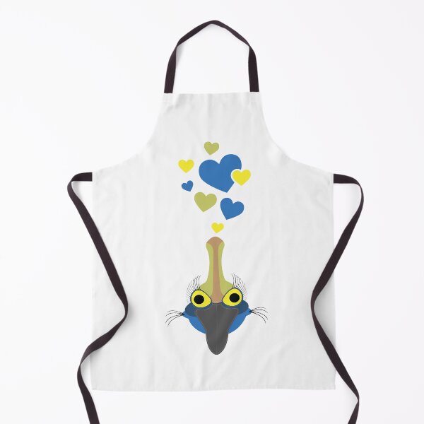 Item preview, Cute Cassowary Face With Hearts designed and sold by eternallygifted.