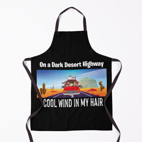 Item preview, On a dark desert highway cool wind in my hair dog designed and sold by Creative-Wolf16.