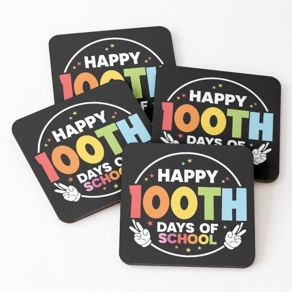 Item preview, HAPPY 100TH DAYS OF SCHOOL designed and sold by BorczVisuals.