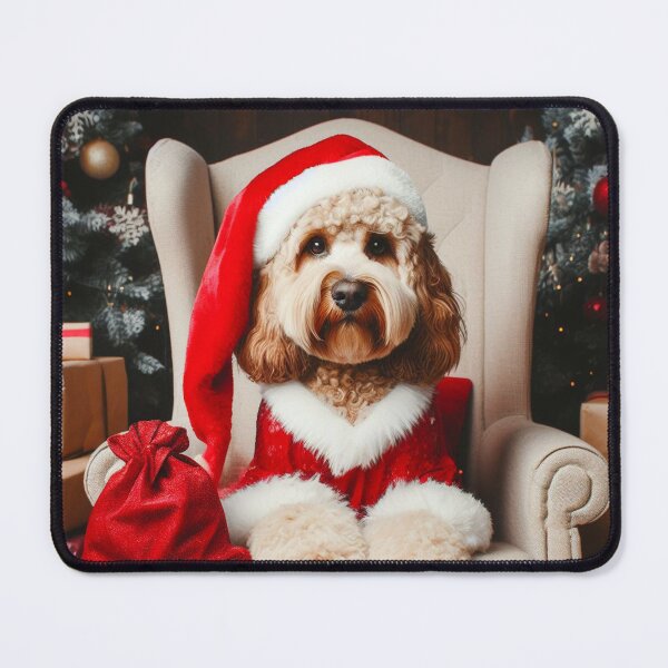 Item preview, Cockapoo Christmas designed and sold by fatbanana.