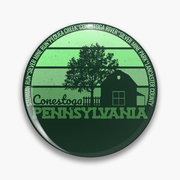 Item preview, Conestoga Pennsylvania Sunset Retro Vintage Local Pride Logo designed and sold by CRHPOD20.