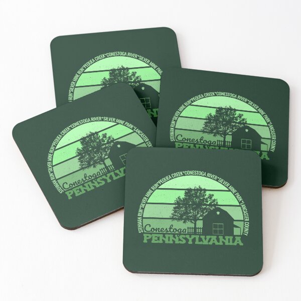 Item preview, Conestoga Pennsylvania Sunset Retro Vintage Local Pride Logo designed and sold by CRHPOD20.