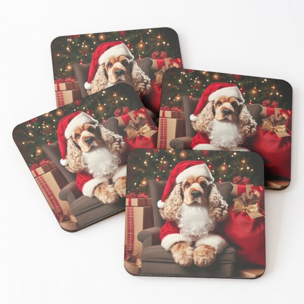 Item preview, Cocker Spaniel Christmas designed and sold by fatbanana.
