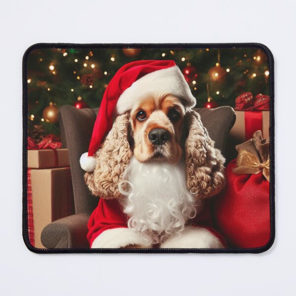 Item preview, Cocker Spaniel Christmas designed and sold by fatbanana.
