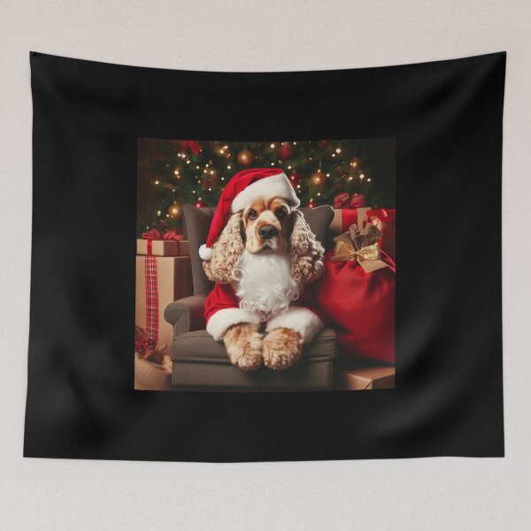 Item preview, Cocker Spaniel Christmas designed and sold by fatbanana.